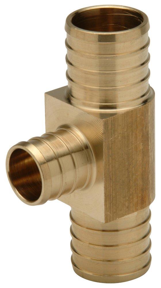 Zurn PEX Barbed Brass Reducing Tee 