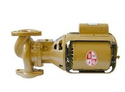 Bell & Gossett 115V 33 gpm Flanged 125 psi Bronze Circulator Pump 
