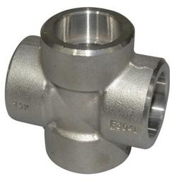 1/2 in. Socket Weld 3000# 304L Stainless Steel Cross