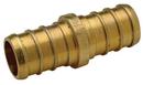 3/8 x 3/8 in. PEX Barbed Brass Coupling