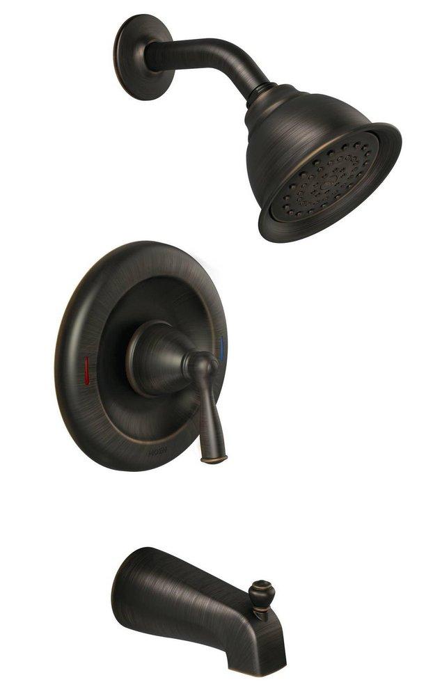 Moen Mediterranean Bronze Single Handle Single Function Bathtub & Shower Faucet 