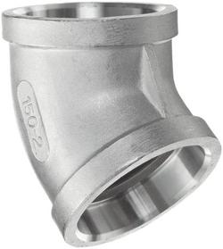 1/2 in. Socket 150# 316L Stainless Steel 45 Degree Elbow