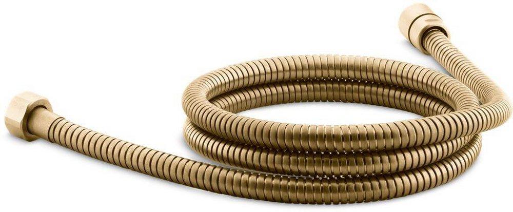 KOHLER Vibrant&reg; Moderne Brushed Gold 60 in. Metal Hand Shower Hose 
