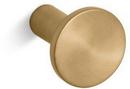 KOHLER Vibrant&reg; Moderne Brushed Gold Cabinet Knob 