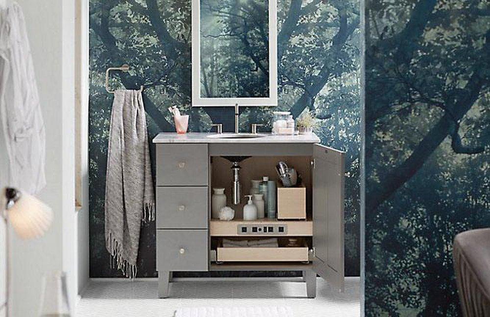 KOHLER Vibrant&reg; Moderne Brushed Gold Cabinet Knob 