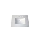 Fairmont Designs White 31 in x 22 in Single Bowl Ceramic Vanity Top 