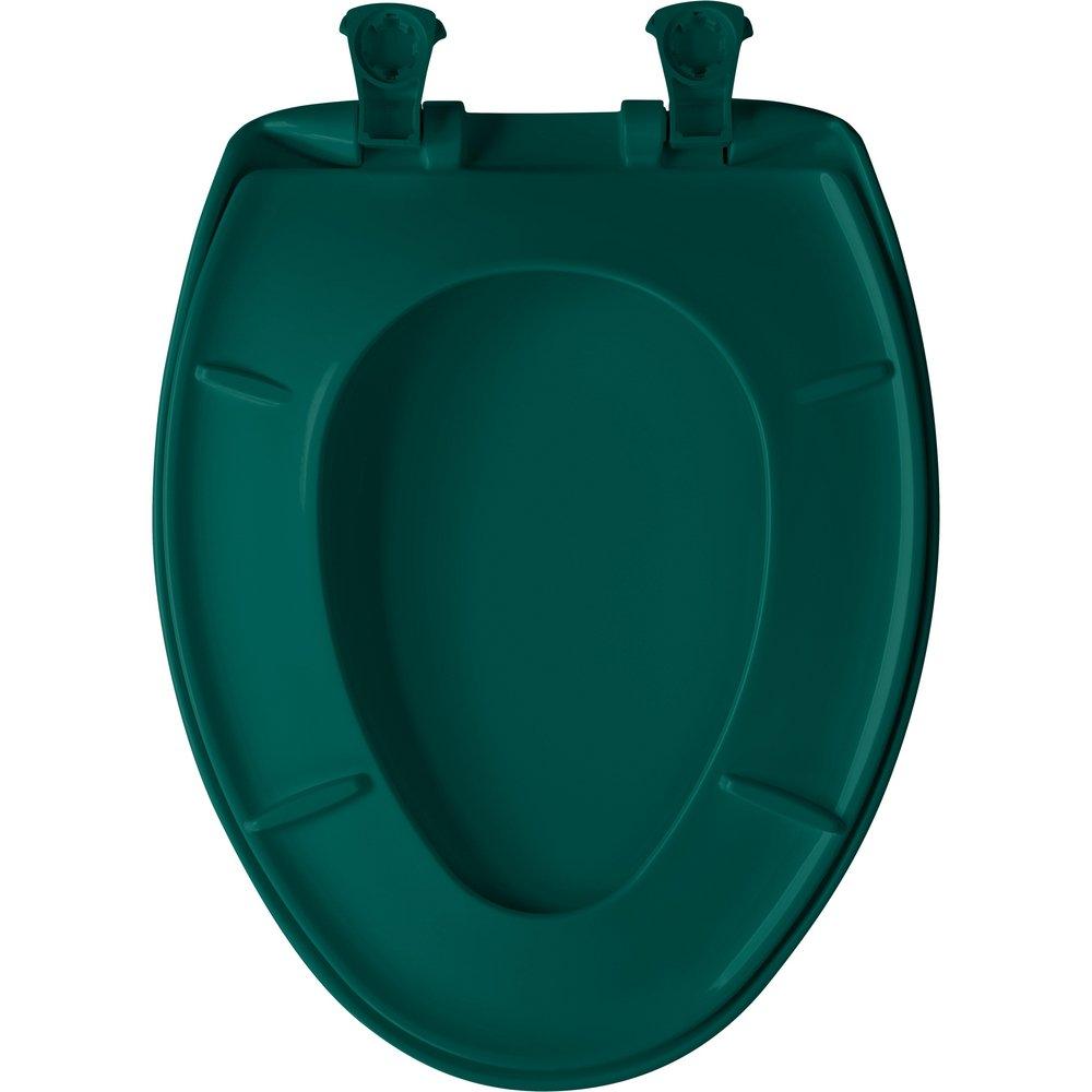 Bemis Teal Elongated Closed Front 