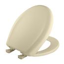 Round Closed Front Toilet Seat in Blonde