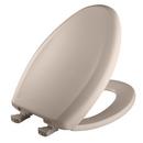 Elongated Closed Front Toilet Seat with Cover in Innocent Blush
