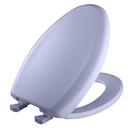 Elongated Closed Front Toilet Seat with Cover in Skylight