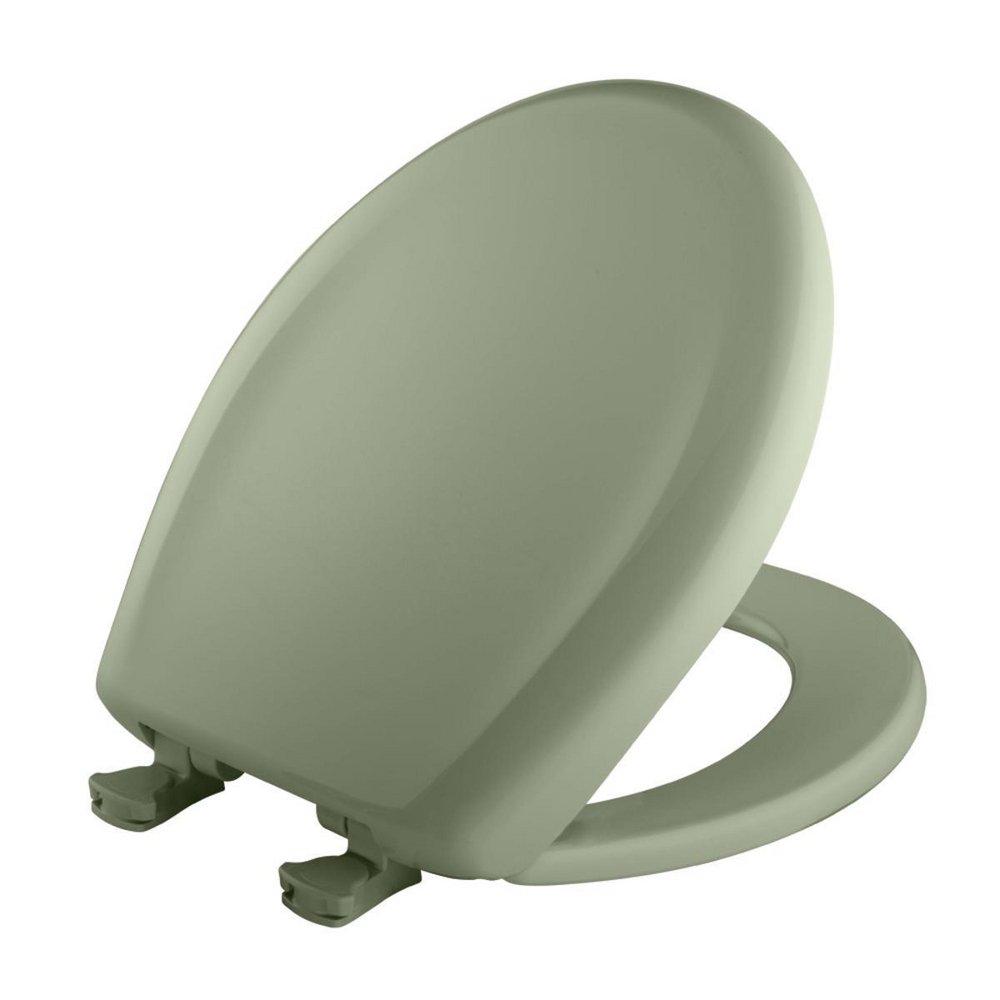 Bemis Bayberry Round Closed Front Toilet Seat with Cover 