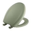 Round Closed Front Toilet Seat with Cover in Bayberry