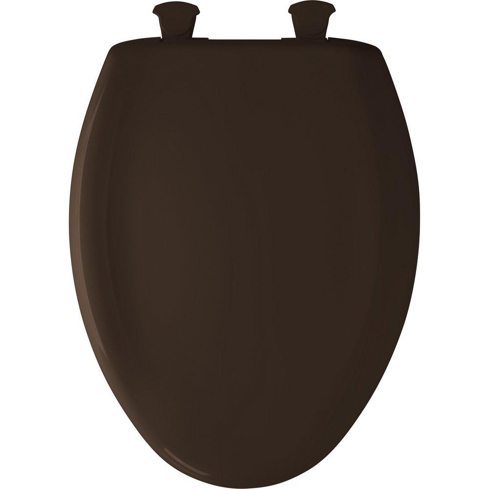 Bemis Espresso Brown Elongated Closed Front 