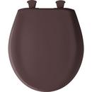 Bemis Raspberry Round Closed Front Toilet Seat with Cover 