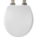 Bemis White 17-1/8 in. Molded Wood Residential Toilet Seat 