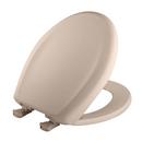 Round Closed Front Toilet Seat with Cover in Desert Bloom