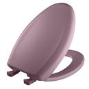 Elongated Closed Front Toilet Seat with Cover in Orchid
