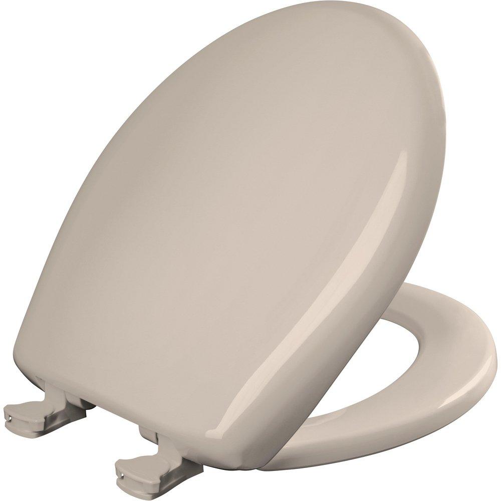 Bemis Blush Round Closed Front Toilet Seat with Cover 