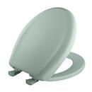 Bemis Seafoam Round Closed Front Toilet Seat with Cover 