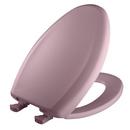Elongated Closed Front Toilet Seat with Cover in Pink Champagne