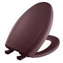Elongated Closed Front Toilet Seat with Cover in Loganberry