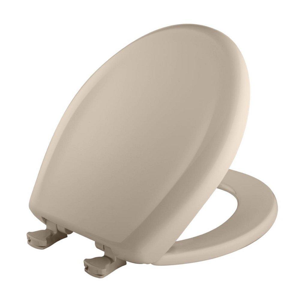 Bemis Natural Round Closed Front Toilet Seat with Cover 