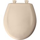 Bemis Natural Round Closed Front Toilet Seat with Cover 