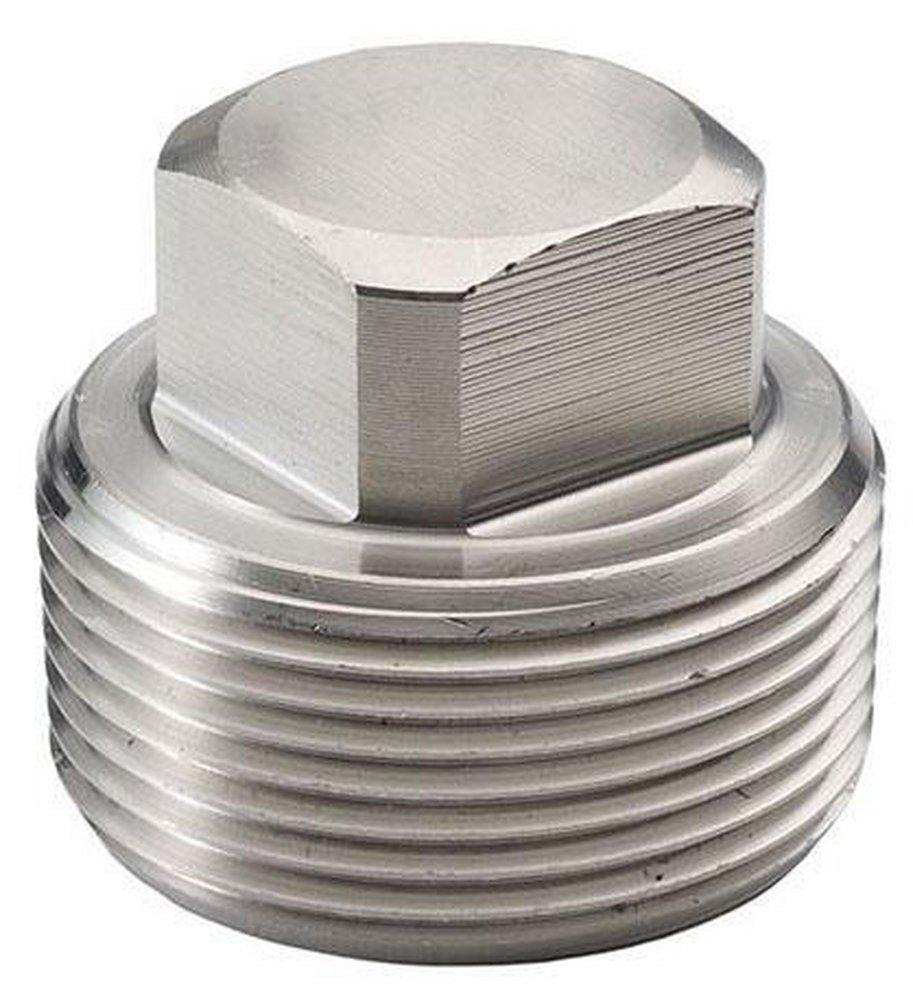 MNPT 3000# Global Square Head 316 and 316L Stainless Steel Plug 