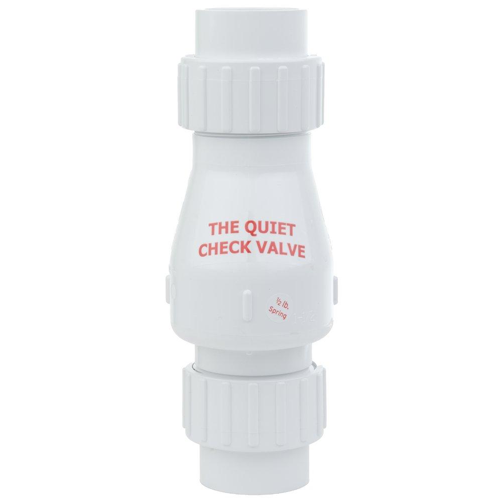 Zoeller Pump Co White 1-1/2 in. Plastic Pump Check Valve 
