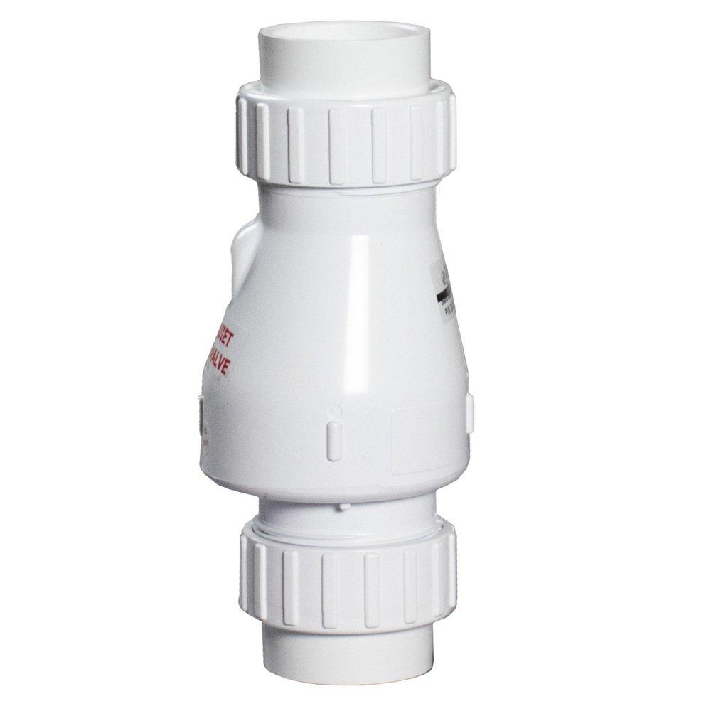 Zoeller Pump Co White Plastic Union Check Valve 