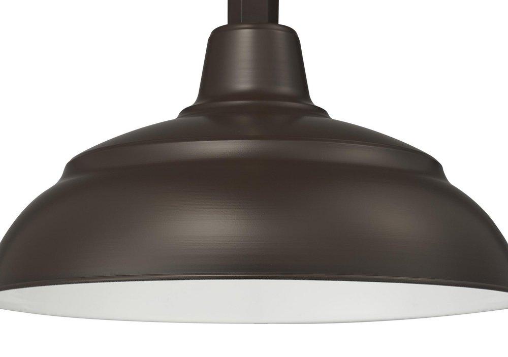 Millennium Lighting Architectural Bronze 200W 1-Light Medium E-26 Incandescent Warehouse Shade 