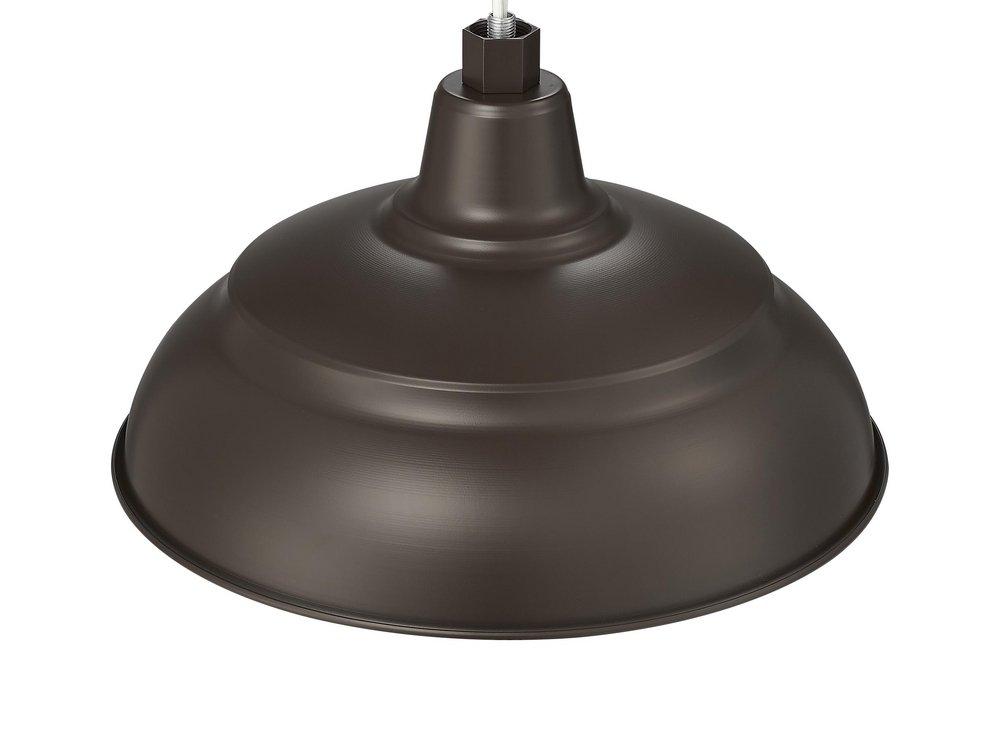 Millennium Lighting Architect Bronze 1-Light Warehouse Shade 