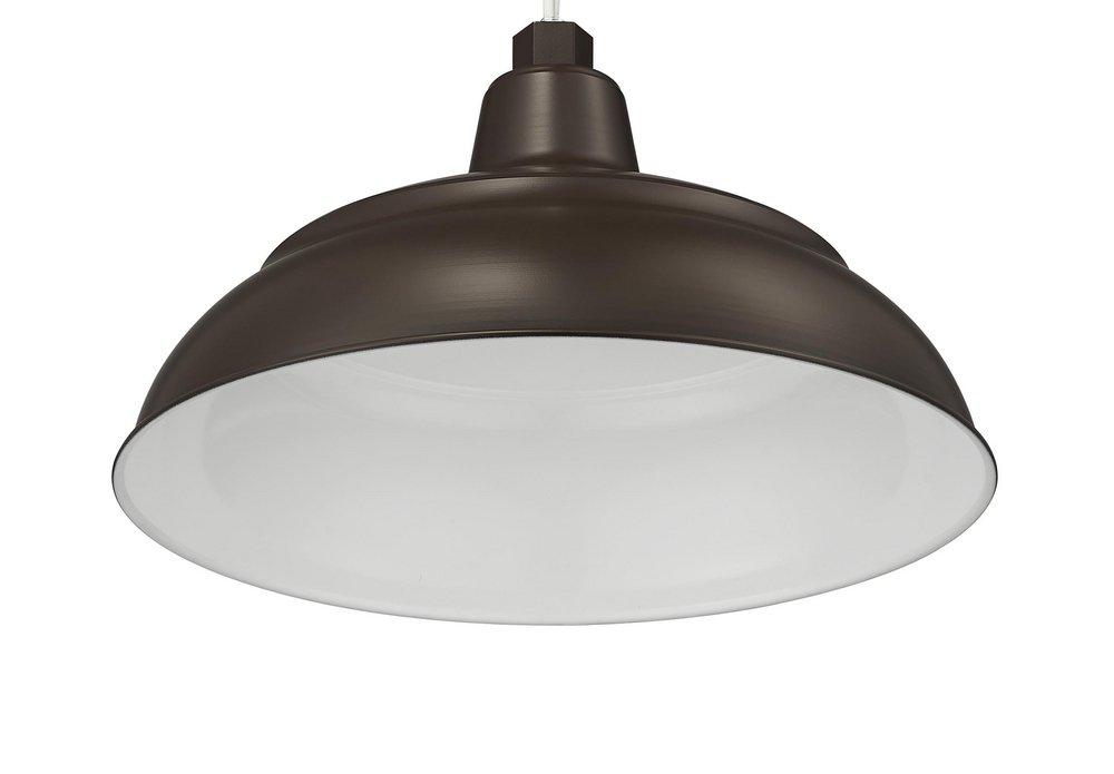 Millennium Lighting Architect Bronze 1-Light Warehouse Shade 