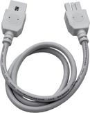 24 in. Connector Cord in White