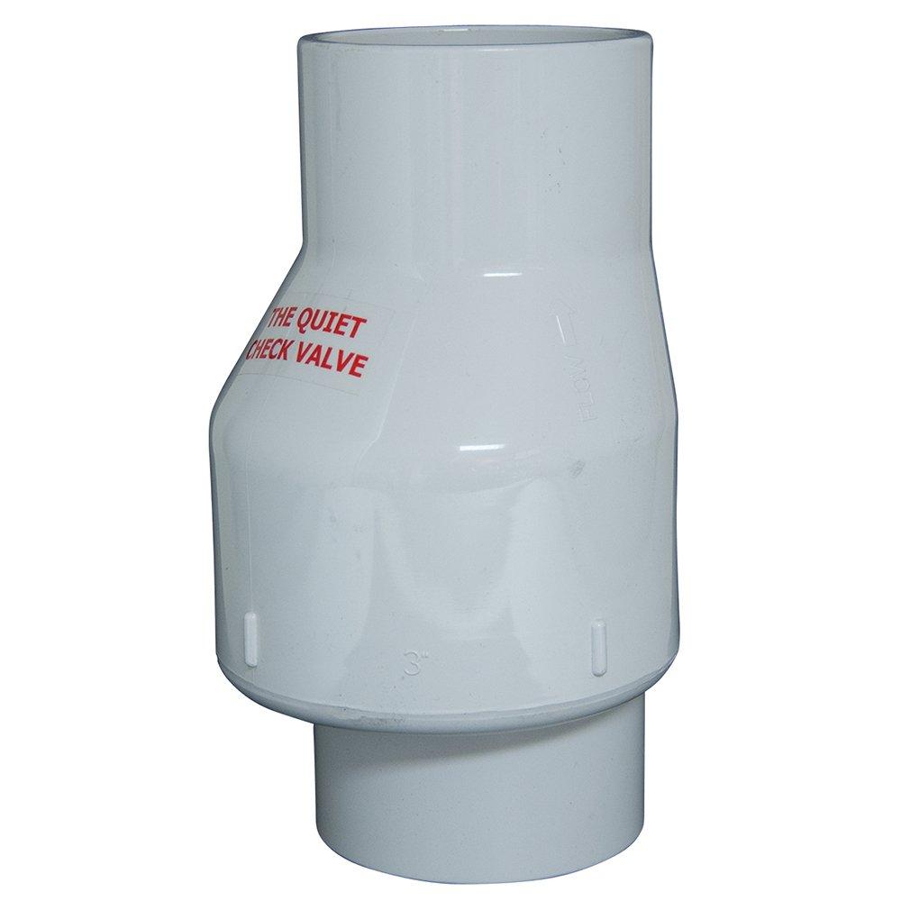 Zoeller Pump Co White 3 in. Plastic Check Valve 