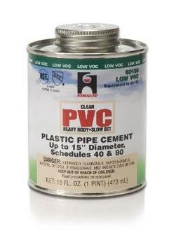 16 oz. Slow Set PVC in Clear