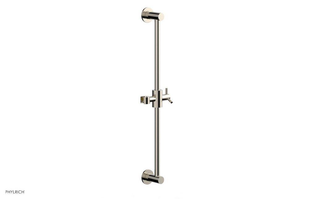 Phylrich&reg; Polished Nickel 24 in. Shower Rail 