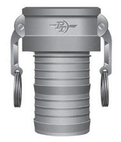 1 in. Barbed x Female Polypropylene Camlock Coupling