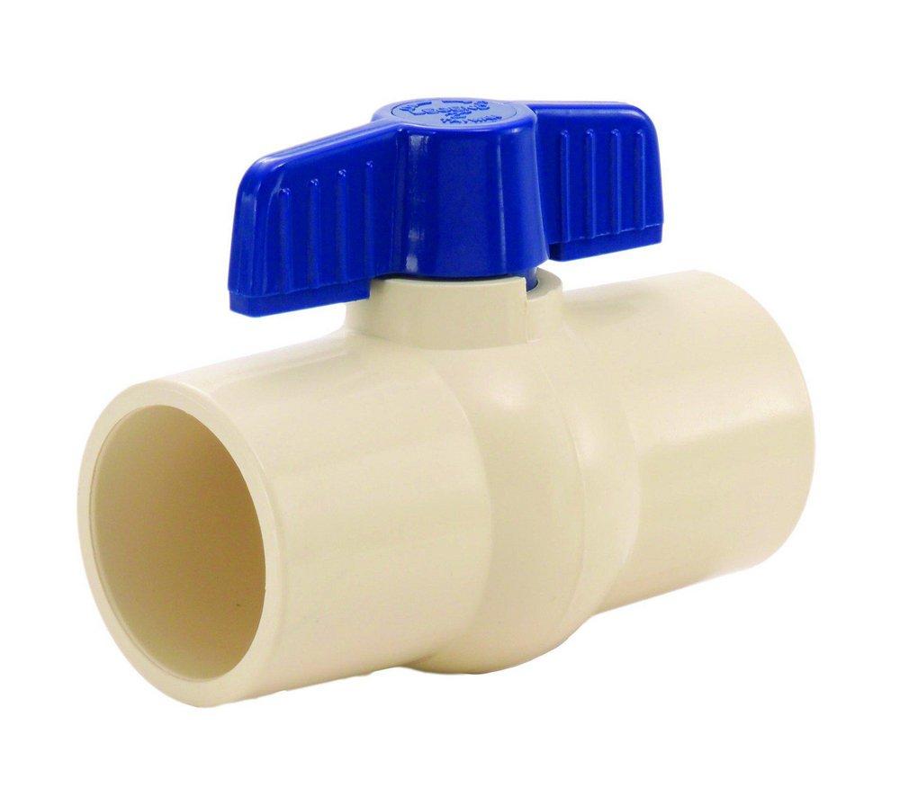 Legend Valve & Fitting White Plastic Full Port Solvent Weld 150# Ball Valve 