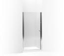 65-1/2 x 28-3/4 in. Frameless Pivot Shower Door in Bright Silver