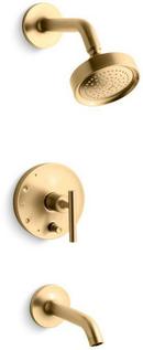 Single Handle Single Function Bathtub & Shower Faucet in Vibrant® Moderne Brushed Gold (Trim Only)