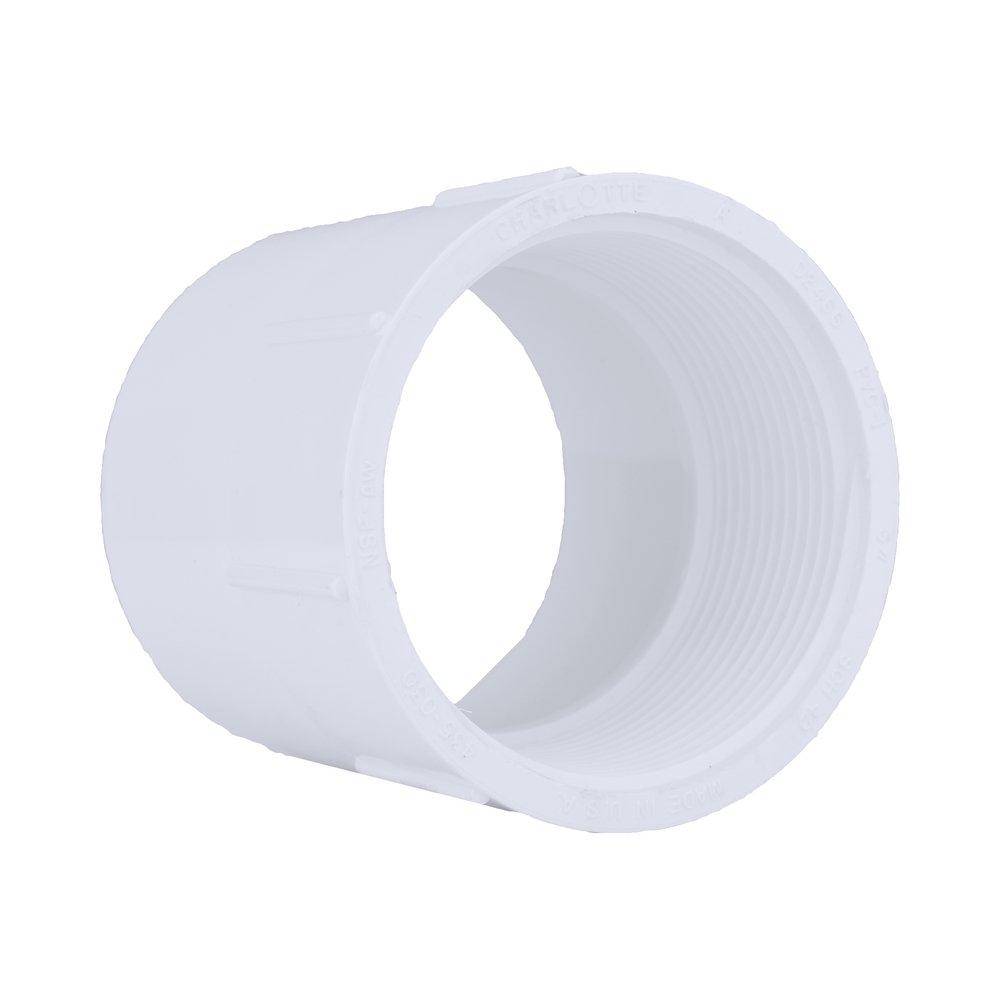 White PVC Schedule 40 Female Adapter 