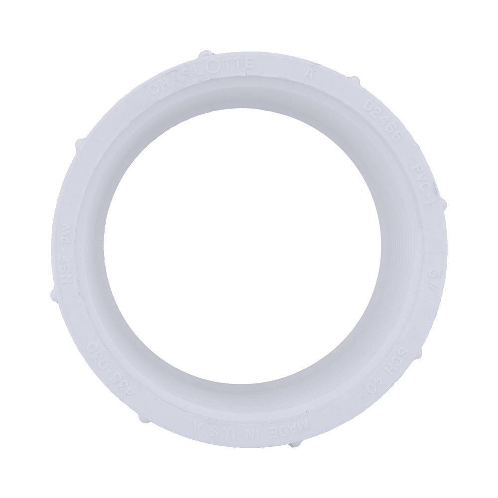 White PVC Schedule 40 Female Adapter 