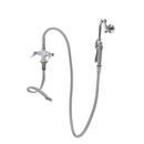 Dual Pantry Base Faucet with B-0102-A Hose & Hook Nozzle, Eternas, B-0104-D Wall Hook
