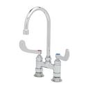 T&S Brass Polished Chrome Two Handle WristbladeBar Faucet 