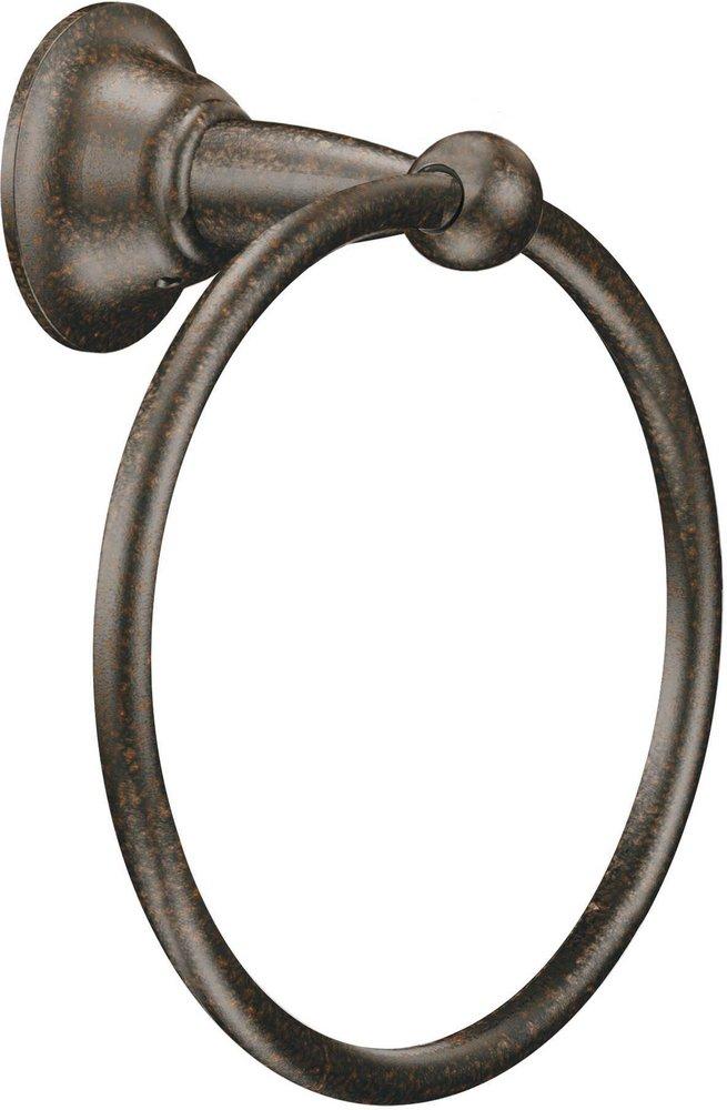 Moen Oil Rubbed Bronze Round Closed Towel Ring 