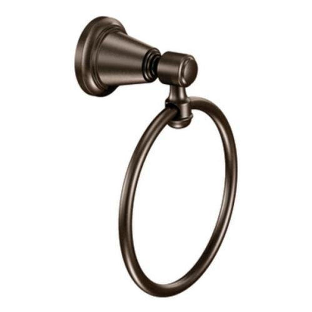 Moen Oil Rubbed Bronze 8-13/100 x 3-3/10 in. Towel Ring 