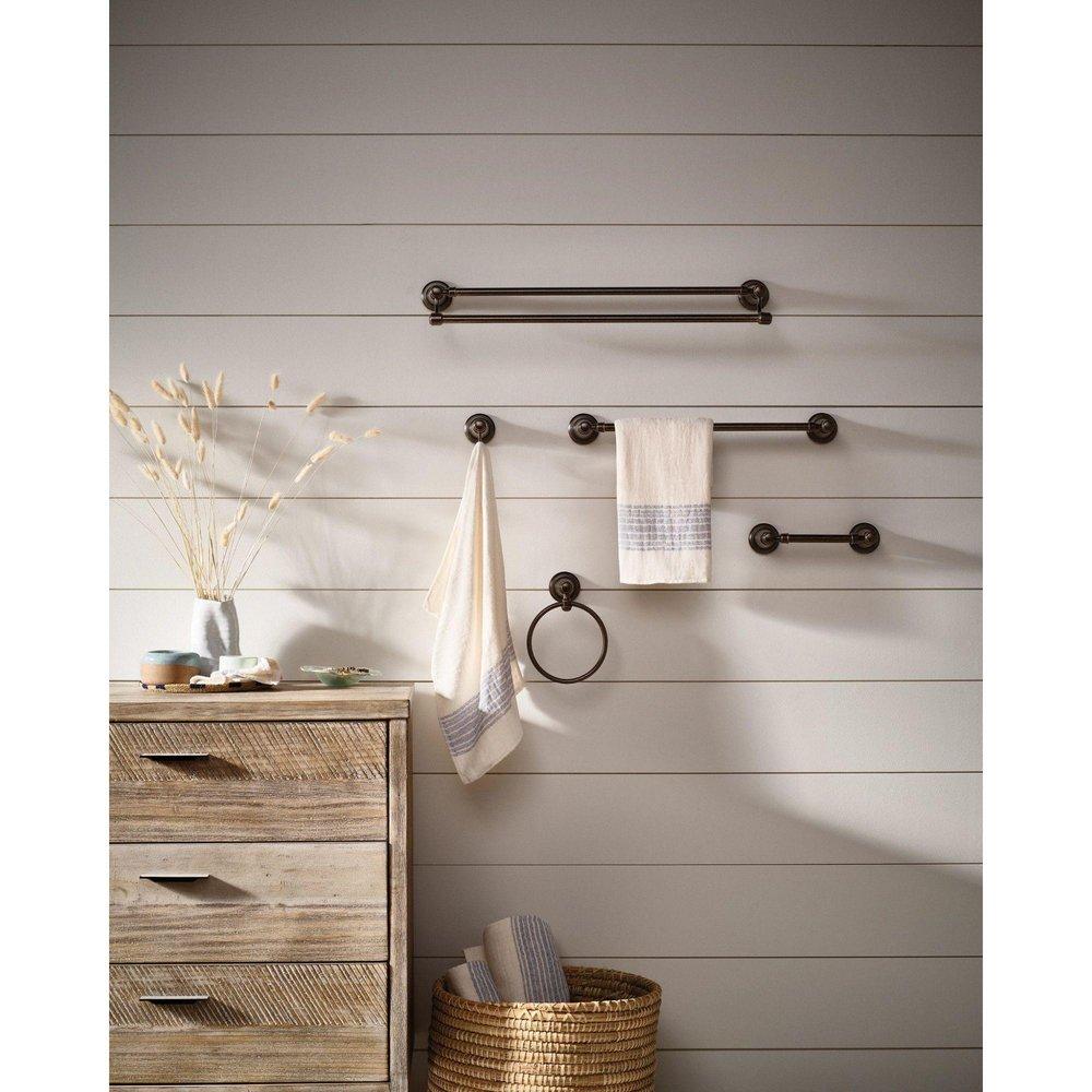 Moen Oil Rubbed Bronze 8-13/100 x 3-3/10 in. Towel Ring 