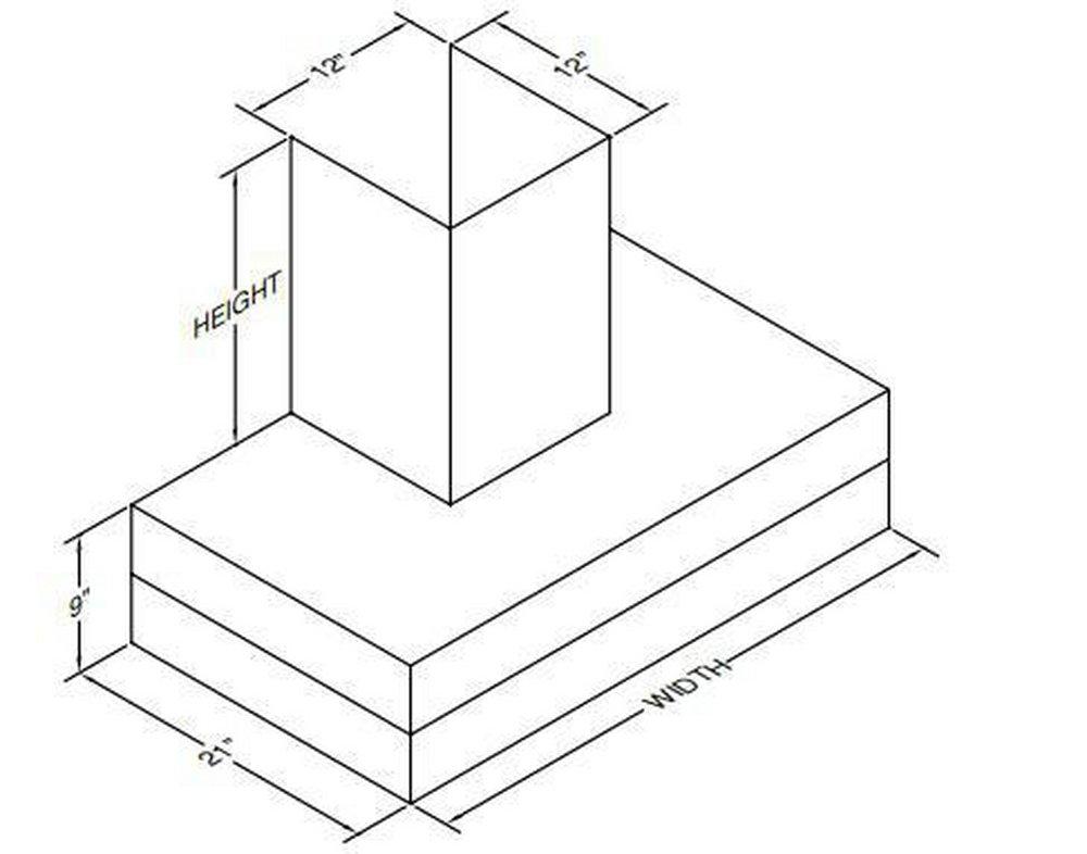 Vent-A-Hood Stainless Steel 36 in. 900 cfm Wall Mount Range Hood 