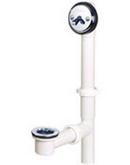 Gerber Plumbing Polished Chrome 16 in. Plastic Trip Lever Drain 